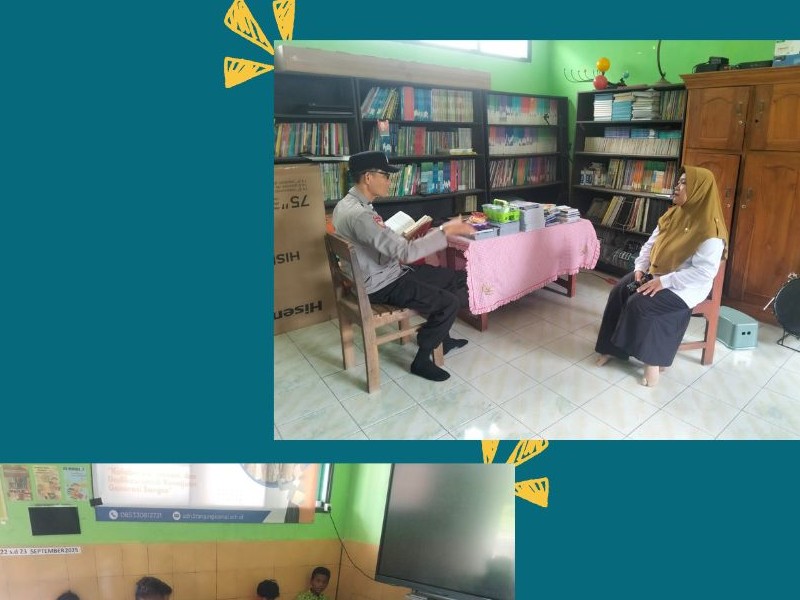 KUNJUNGAN DARI PIHAK POLSEK MANGARAN
